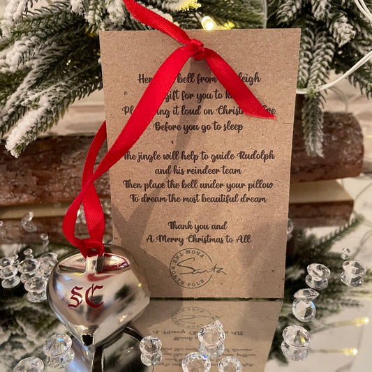 Santa Sleigh Bell - Jemelma Designs