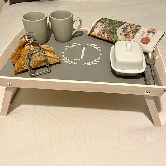 Tray with fold-out legs - Jemelma Designs